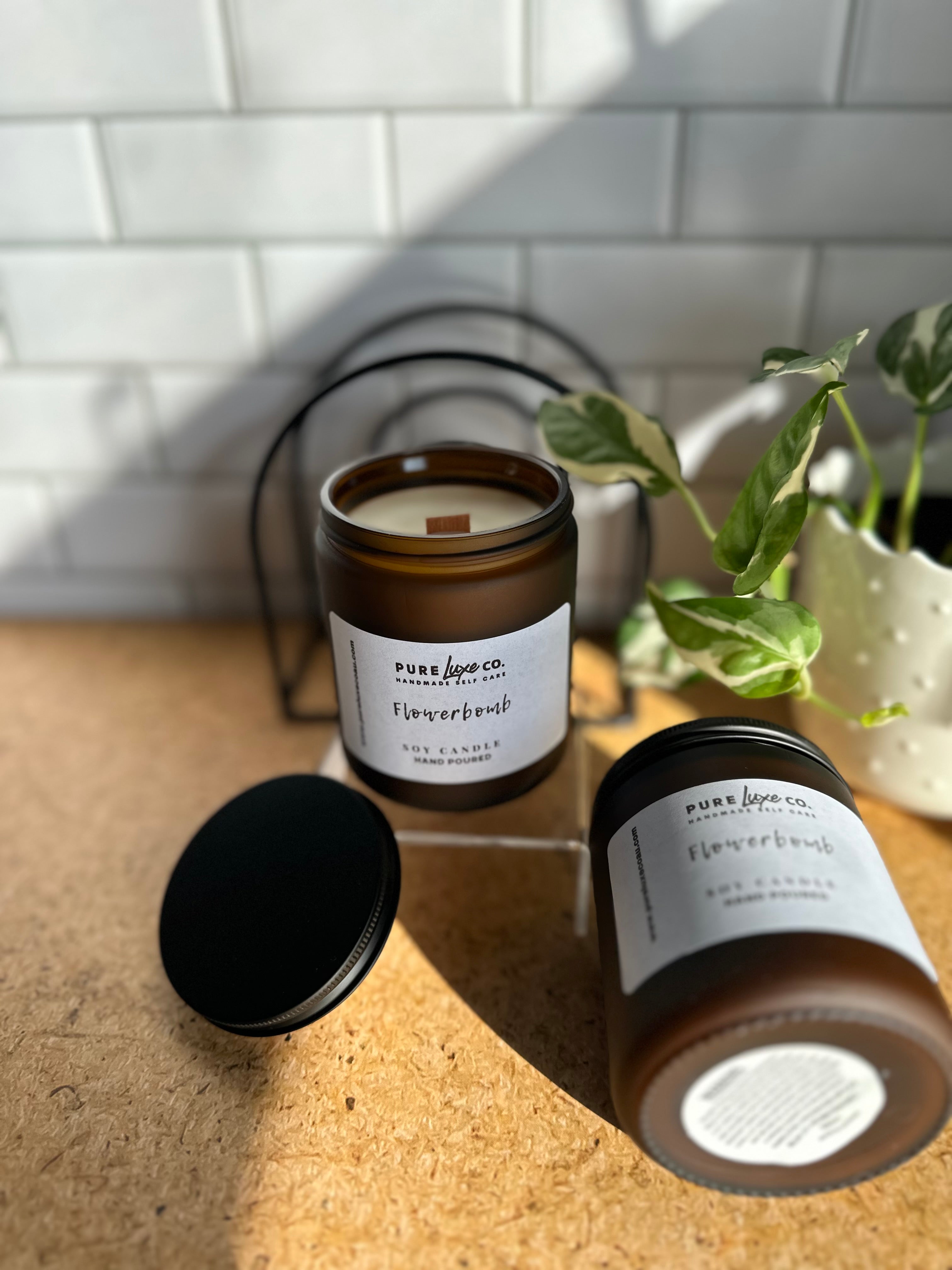 Amber Medium Soy Candle