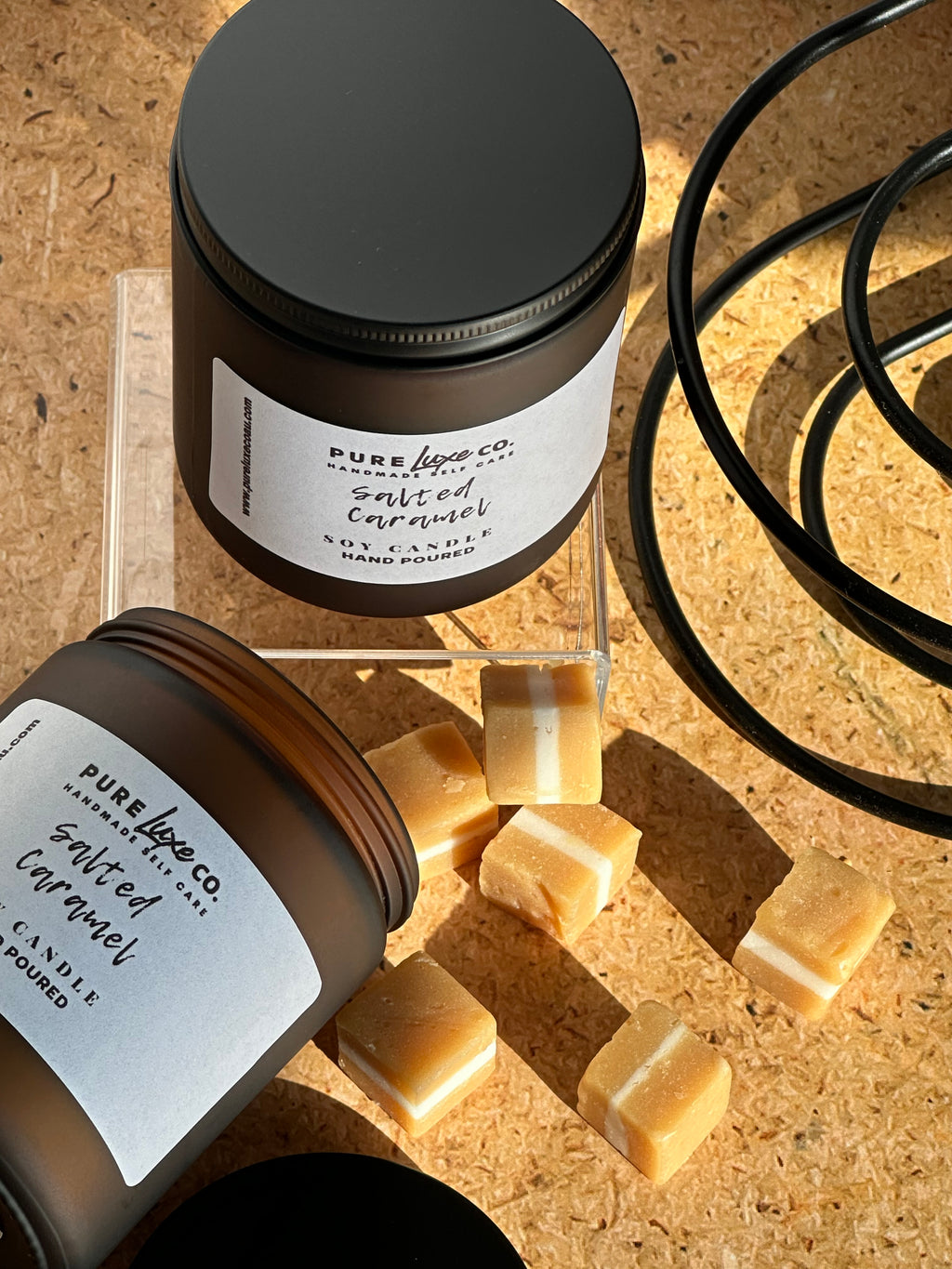 Amber Medium Soy Candle